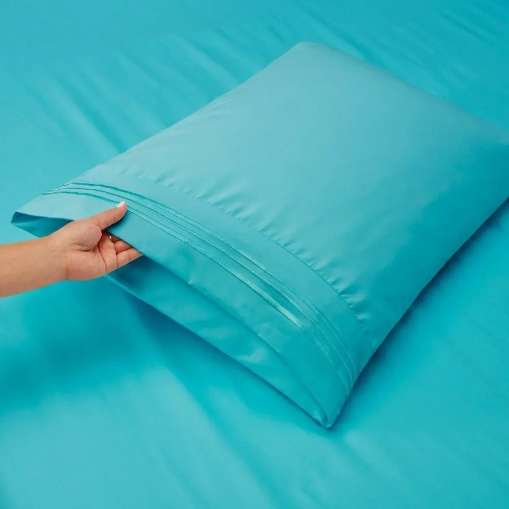 Beach Blue Egyptian Comfort Bed Sheets 4 Piece!